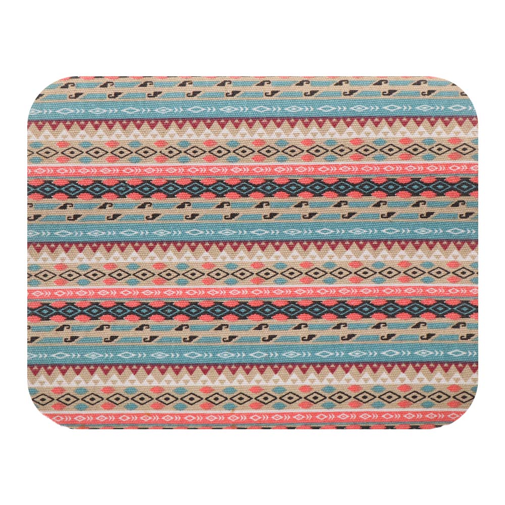 Ethnic Style Canvas Mouse Pad Mice Mat Rubber Anti-slip Durable Desk Cushion Tablet Mat Computer Peripherals Accessory: Style-9