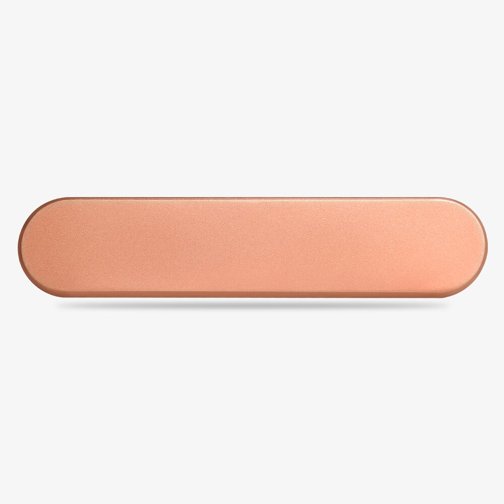 Gahamaca scatola di immagazzinaggio per pinzette in latta per estensione ciglia, custodia per pinzette, scatola per pinzette per ciglia, strumento per piantare ciglia: RoseGold Small