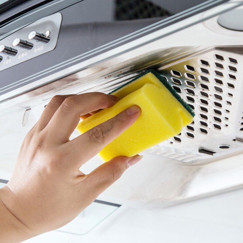 Vanzlife clean kitchen magic sponge to wipe microfiber cloth to wipe a strong decontamination clean the scrub brush pot to use