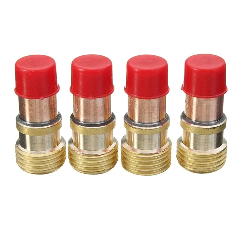 23Pcs TIG Welding Torch Stubby Gas Lens For WP17 WP18 WP26 TIG Back Cap Collet Bodies Spares Kit Pyrex Glass Cup