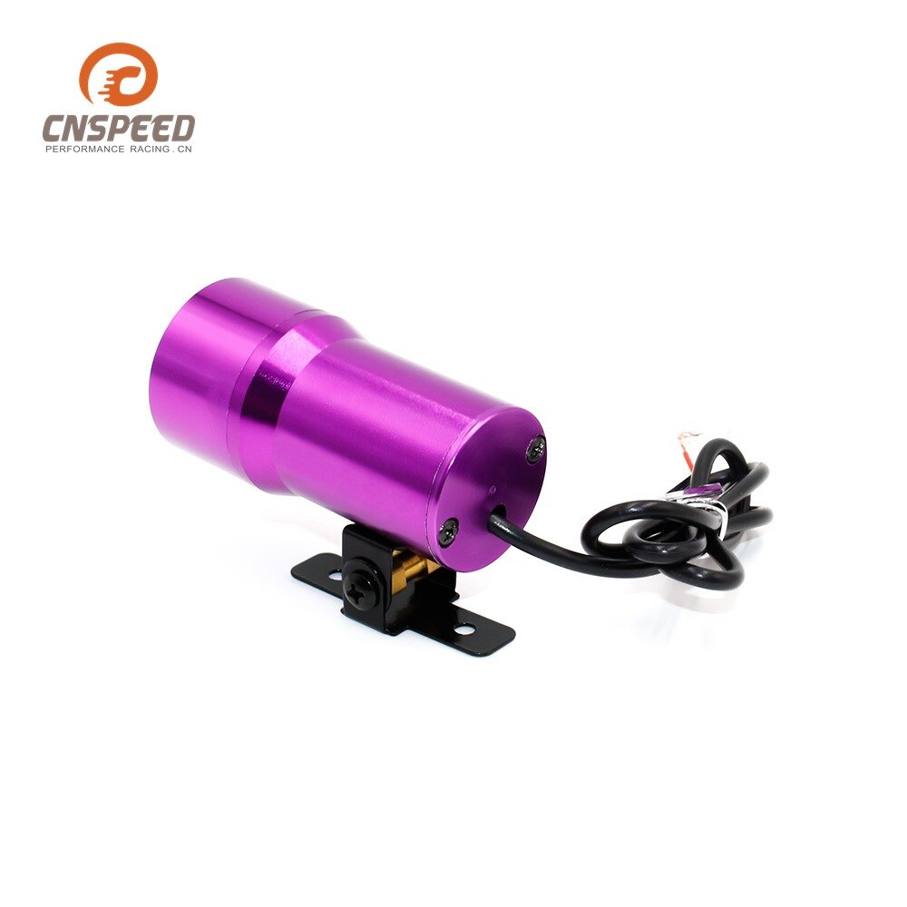 12v Car Modified Instrument Speedometer 37mm with LED Speedometer Black Shell Purple Shell