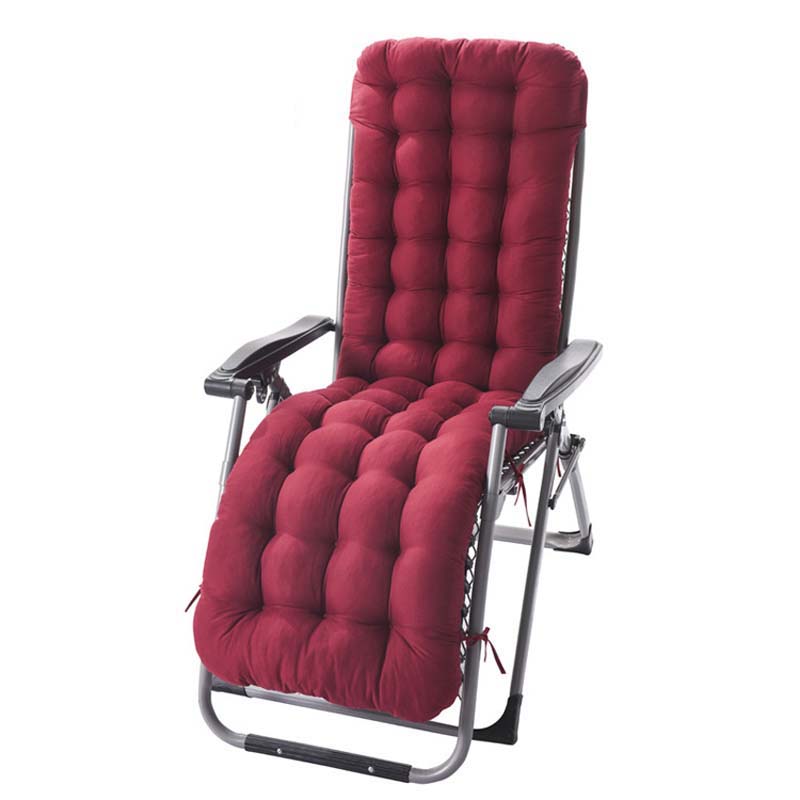 Rotan Stoel Tatami Matras 125X48X8Cm Rugleuning Lange Kussen (Geen Stoel) voor Fauteuil Fauteuil Chaise Longue Kussen: wine red 125x48cm