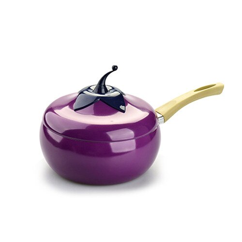 Ceramic pan, baking pan, electromagnetic stove, gas, aluminum cooker, , fruit pan, color pot pots and pans CY50916: Violet A