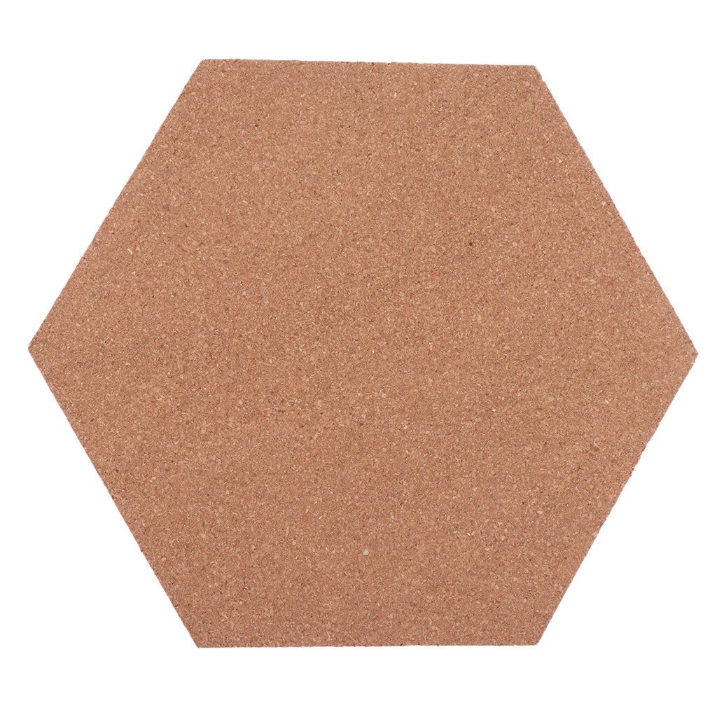1 stück Hexagon Kork Blatt Kork Bord Selbstklebende Verwendet Für Isolierung matt, Handwerk Zubehör, Kunst Handwerk