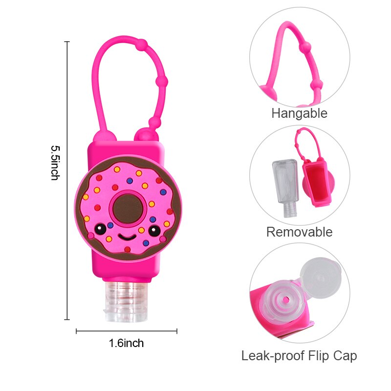 10/50pcs Silicone Mini désinfectant pour les mains voyage Portable sûr support de Gel distributeur de savon main Gel support pour les enfants
