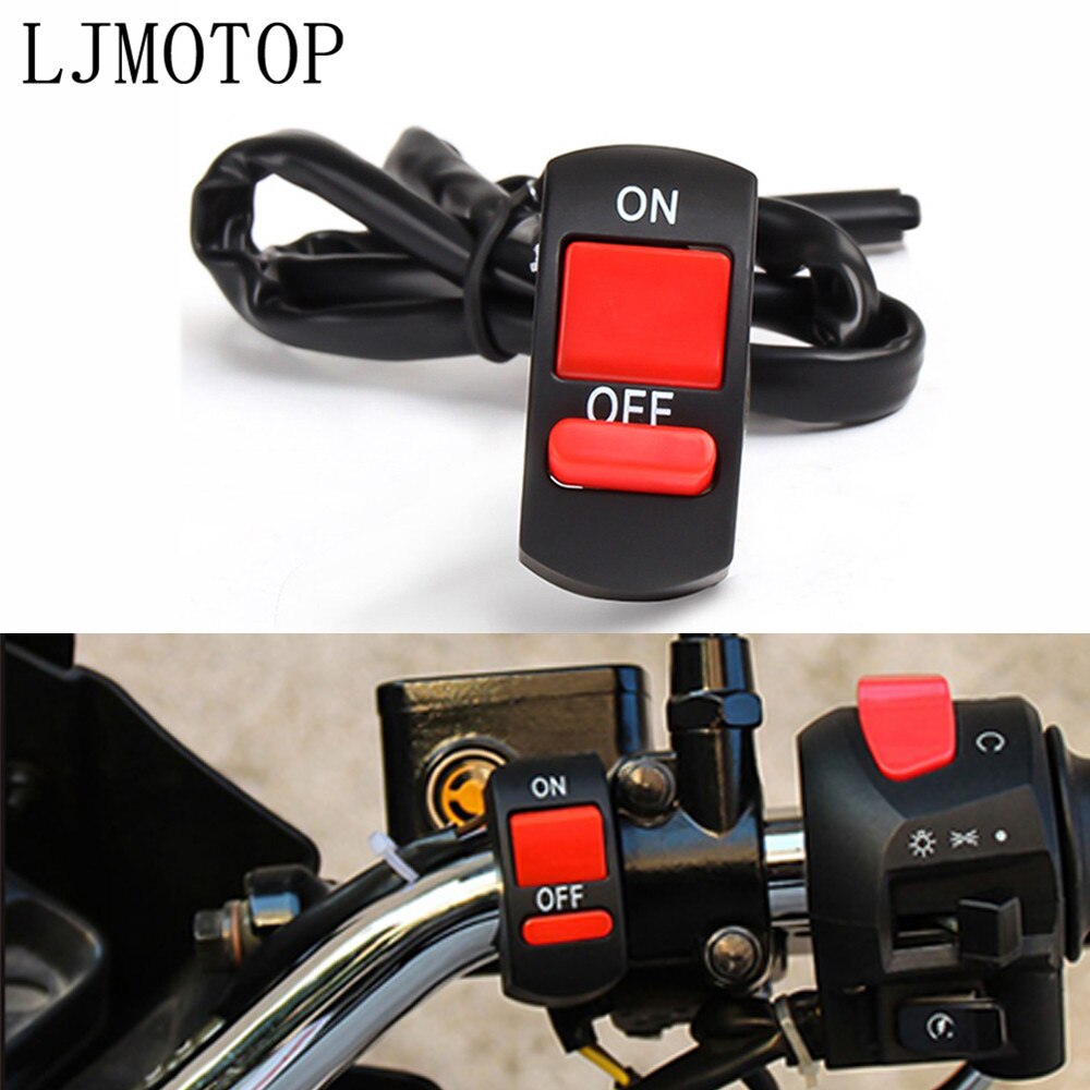 Universal Motorcycle Switches Handlebar Flameout Switch ON OFF Button For Suzuki GS 1000 550M Katana 500E RG500 v250 GT250 500