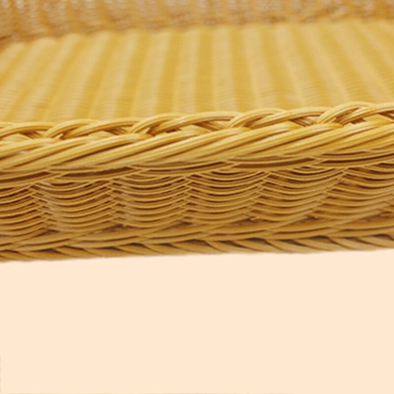 Bread Basket Rectangle Baking Cake Pans Proving Rattan Bread Basket Fermentation With cloth bag