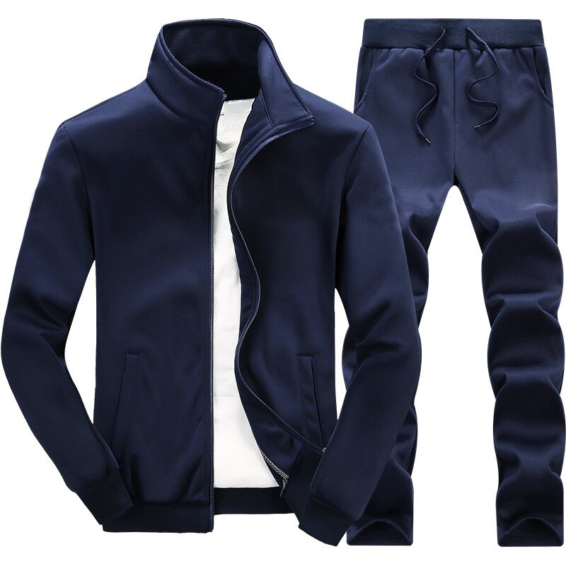 Nancy Tino Lente Sport Sets Running Broek & Tops Fitness Pakken Wandelen Fietsen Polyester Ademend Voor Mannen & Vrouwen zwart: Navy Blue / (EU)M