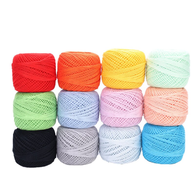 300 Grams/pack Haak Draden Breien Garen Diy Handwerken 0.5Mm Kleur Katoen Zijde Draad Diy Handleiding Breien