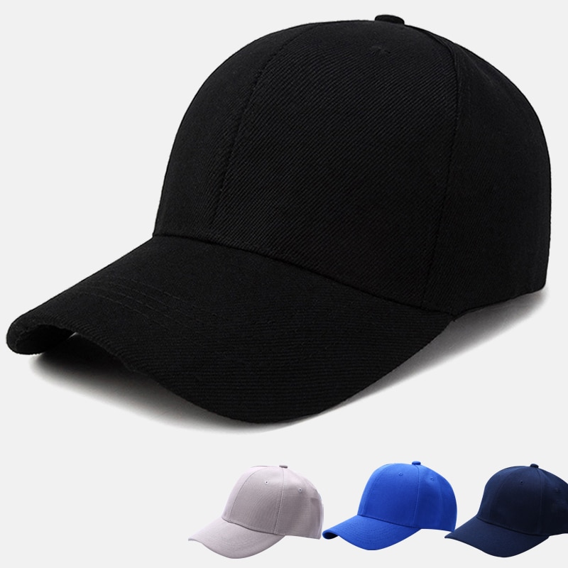 Verstelbare Sport Caps Vrouwen Mannen Hoed Gebogen Zonneklep Licht Boord Effen Kleur Baseball Outdoor In Zomer