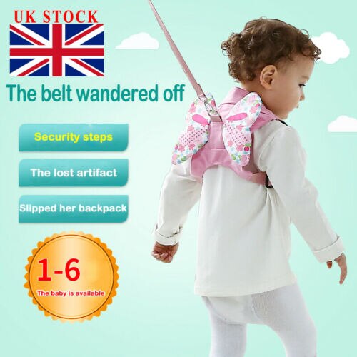 Toddler Kids Baby Safety Harness Leash Anti Lost Backpack Strap Bag For Walking