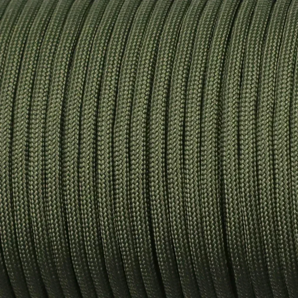Cuerda Paracord de 7 núcleos 550, 3 8 16 M de diámetro, 4mm para acampar al aire libre, cordón de supervivencia, cuerda de paracaídas, accesorios para tienda de senderismo: Rojo / 31 m