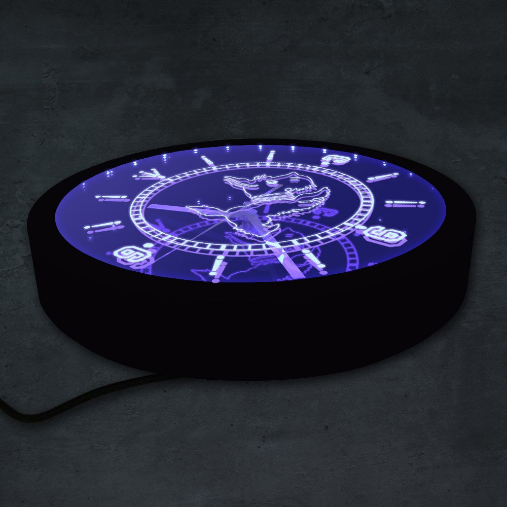 Reloj de pared con señal LED de neón para decoración del hogar, iluminación de ambiente Retro luminosa de Terrier escocés, de razas de perros, modelo Scottie Dog