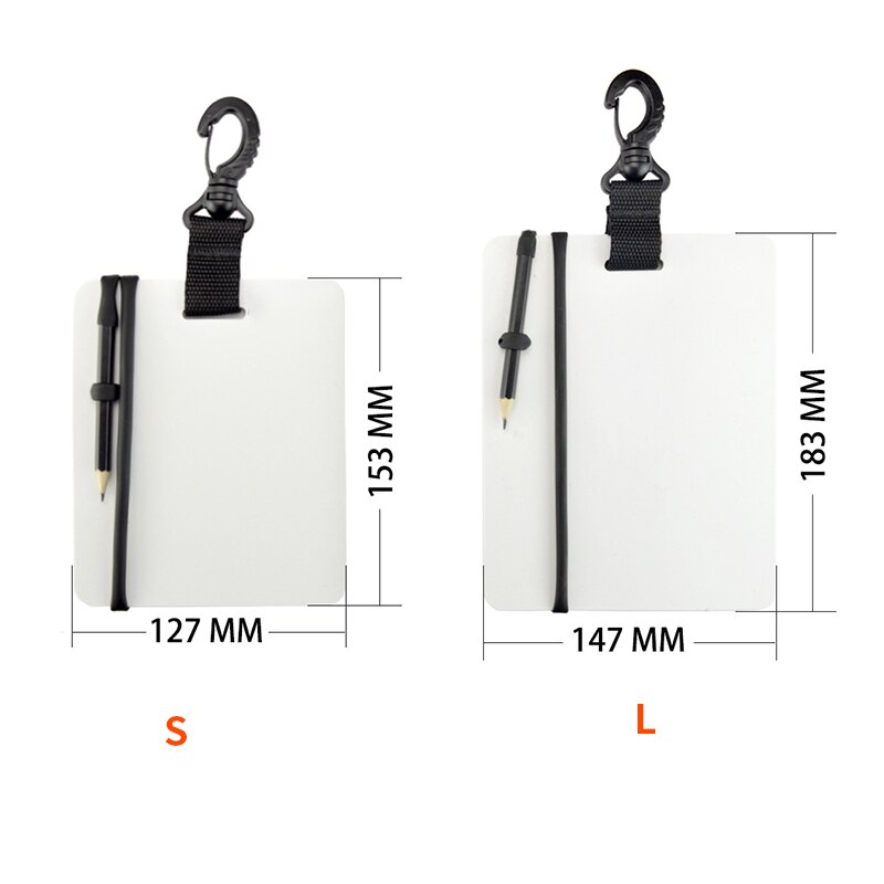 Underwater Writing Slate Wordpad Notebook Pencil Painting Board Equipment for Scuba Diving Snorkel outdoor diving boating marine