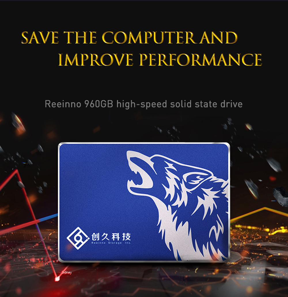 Reeinno SSD 1TB SATA3 2.5 240gb 512GB 120GB 256GB 8 channel Read/wirte speed UP to 500MB/s Solid State Drive for desktop PC