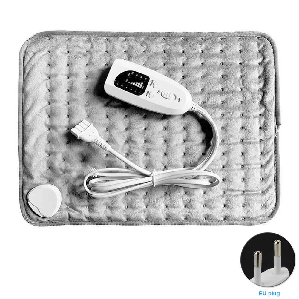 Manta eléctrica de 40x30cm para calentar el Abdomen, almohadilla temporizador de invierno, almohadilla de fisioterapia inteligente para cintura, temperatura ajustable, calor en el cuello