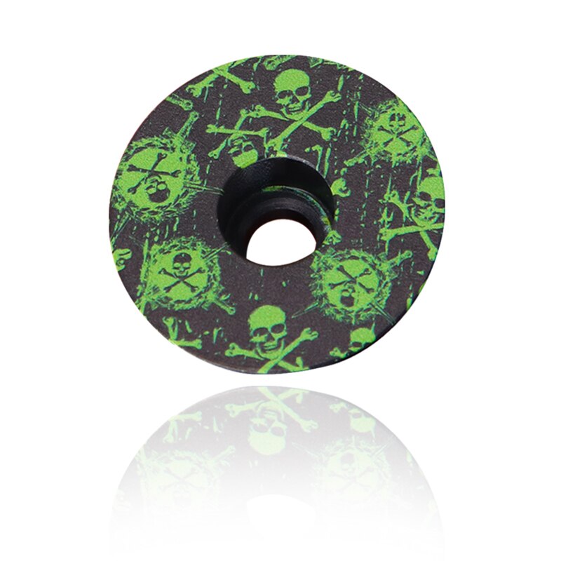 1 1/8 aluminiumslegering cykel headset topdæksel trådløs stamme dækning road mtb cykel stamme tilbehør headset top cap dæksel: E