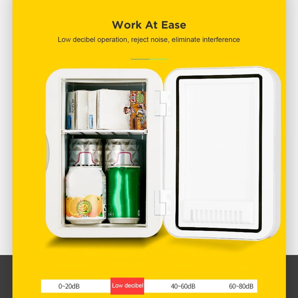 Mini Refrigerator Small 12V Car Refrigerator 220V Single Door Car Home Dual-Use Thermoelectric Mini Fridge Cooler Warmer