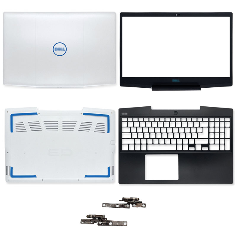 For Dell G3 3590 Series 03HKFN Laptop Back Cover Front Bezel Palmrest Bottom Case Hinges A B C D Cover White