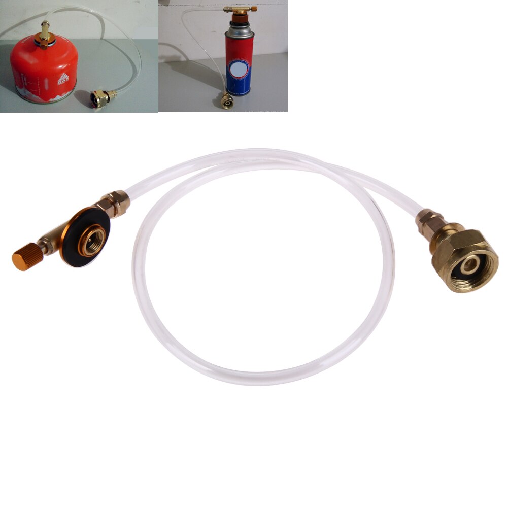 Outdoor Camping Gas Stove Propane Refill Adapter Burner LPG Flat Cylinder tank Coupler Bottle Adapter