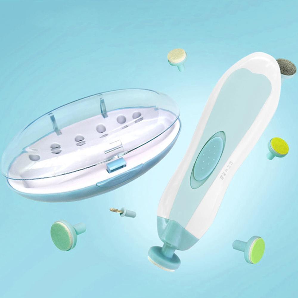 Bébé électrique coupe-ongles enfants enfants infantile sécurité pédicure tondeuses Abs matériel ciseaux ongles outils Cutter soins ensembles