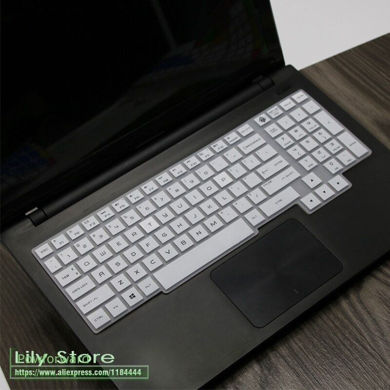 15,6 zoll Tastatur schutz haut Abdeckung für HP Omen 15 15-ce002Ne 15-ce001Ne 15-Ce001la 15-Ce002la 15-Ce011dx 15-Ce007dx 15: Weiß