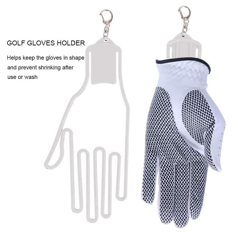 Luvas de golfe maca ferramenta golfe engrenagem plástico titular titular rack secador gancho maca com alça suprimentos ao ar livre ferramentas