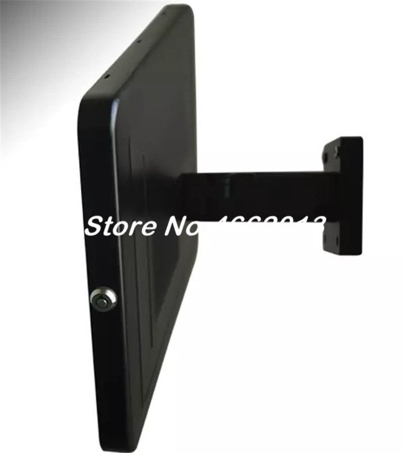 security metal wall mount bracket for 12.9” iPad Pro anti theft tablet mounting bracket security for ipad business display