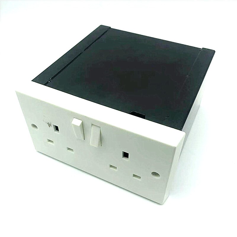 Imitation Double UK Plug Socket Wall Security Secret Hidden Stash Box Covert Diversion Safe