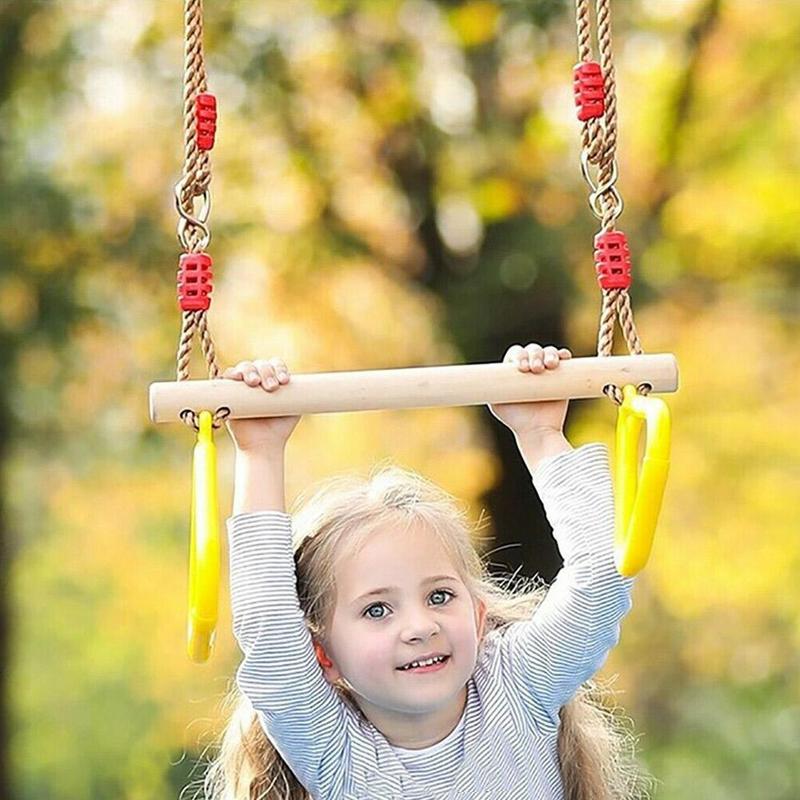 Columpio para niños, cuerdas ajustables para asiento de árbol, cuerda resistente, Columpio de juego, 2M
