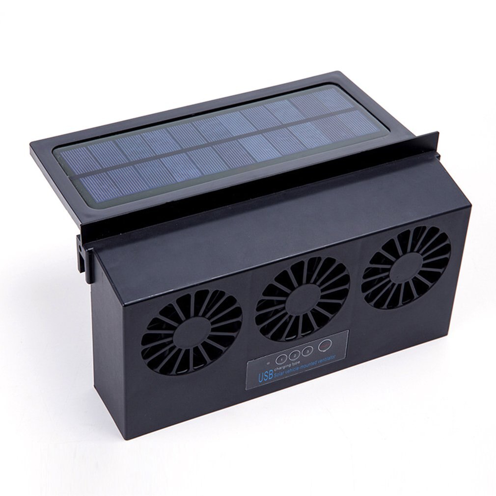 Solar- Auto Kühlung Artefakt Auto Ventilator Luft Durchblutung Rauch Auspuff Fan Tragbare Auto Belüftung Fan: 06