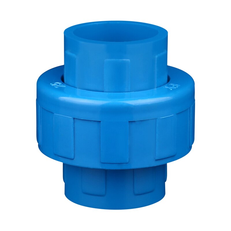 1PC Inner Diameter 20 25 30 40 50mm PVC Union Connector Garden Irrigation Water Pipe Fittings DIY Aquarium Fish Tank Tube Joints: ID 50MM / Blue