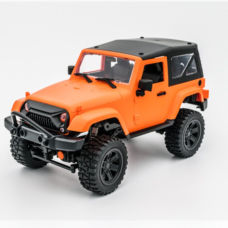 1/14 simulazione 4WD fuoristrada Big Foot Full Scale 2.4G telecomando modello di auto giocattolo: Hard-top-Orange