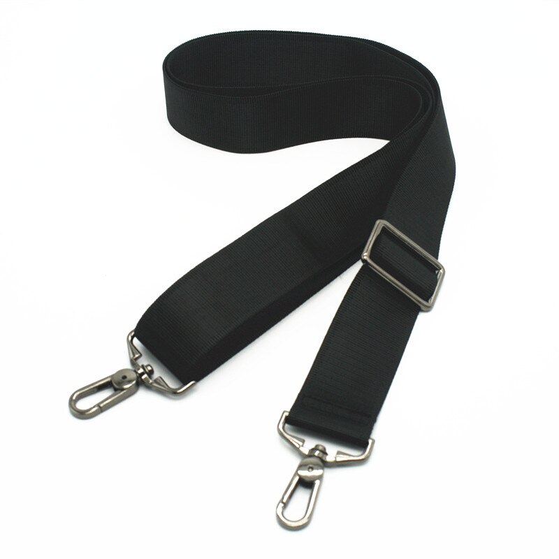 Black Nylon Bag Strap For Men Bags Strong Shoulder Strap Men Briefcase Laptop Bag Belt Length 150CM Bag Accessory: NO 12 Black