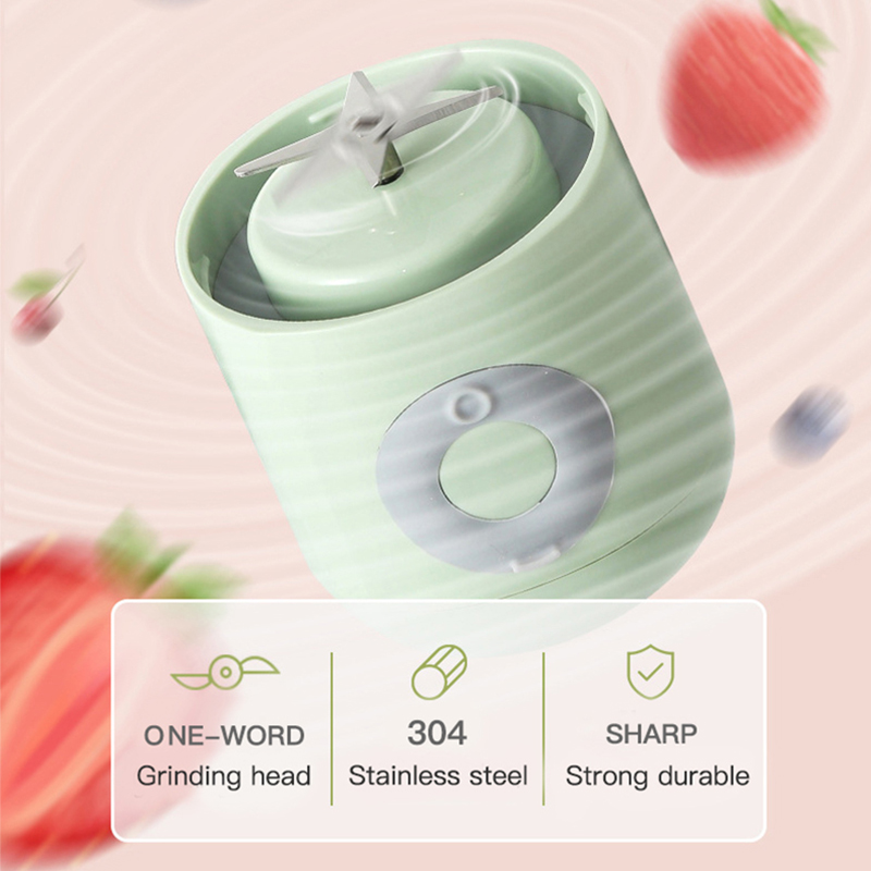 500ml podręczna sokowirówka mikser Machin miksery żywności mini przenośny mikser ręczny przetwórców żywności dla Veget owoce 6 nóż elektryczne sokowirówki