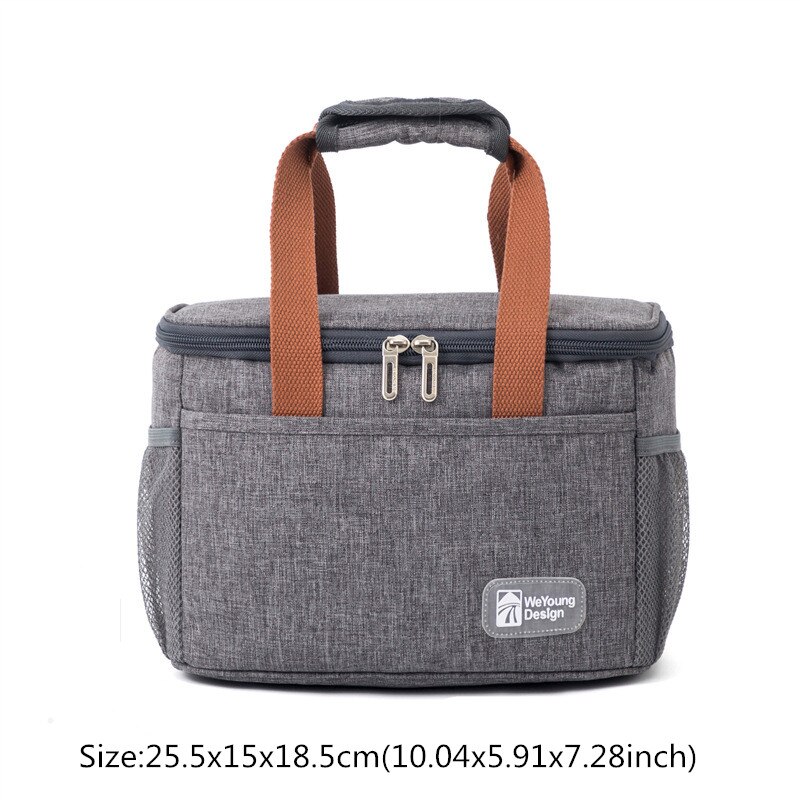 Portable Lunch Bag Women&#39;s Men&#39;s Thermal Cooler Rice Keep Fresh Pouch Picnic Food Heat for Work Nurse Kid School Bring Meal Pack: Style K