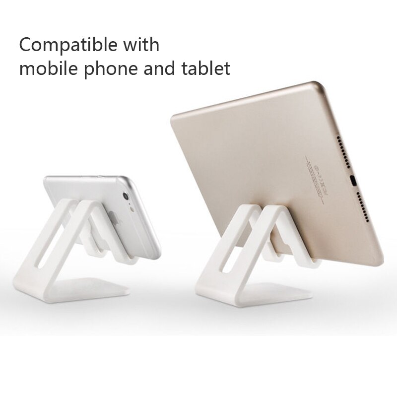 Desk Cell Phone Holder Triangle Mobile Tablet Stand Universal Black Plastic Desktop Support Telephone for xiaomi iphone ipad