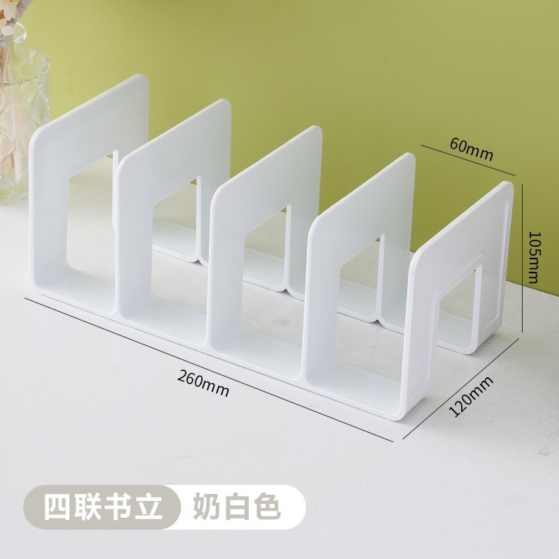 Multi-function Book Magazine Bookshelf Storage Stand Desk Organizer Holder for Book Magazine CD Files School Office Supplies: Yellow