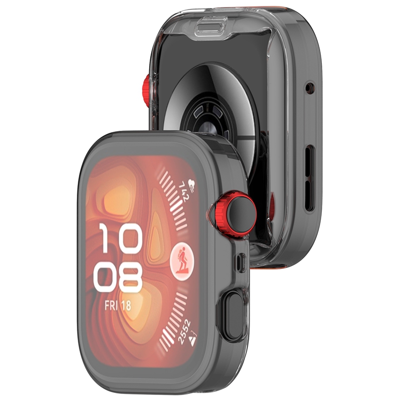 Funda de silicona TPU de cristal para Huawei Watch Fit 4, Protector de pantalla para reloj inteligente, marco de parachoques para Huawei Fit 4 Pro Fit4, carcasa