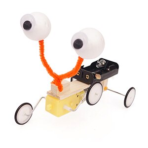 Toy DIY Children Science Experiment Toy Remote Control Robot Reptile Model Kit Electric Invention Kid Educational: No Remote Control
