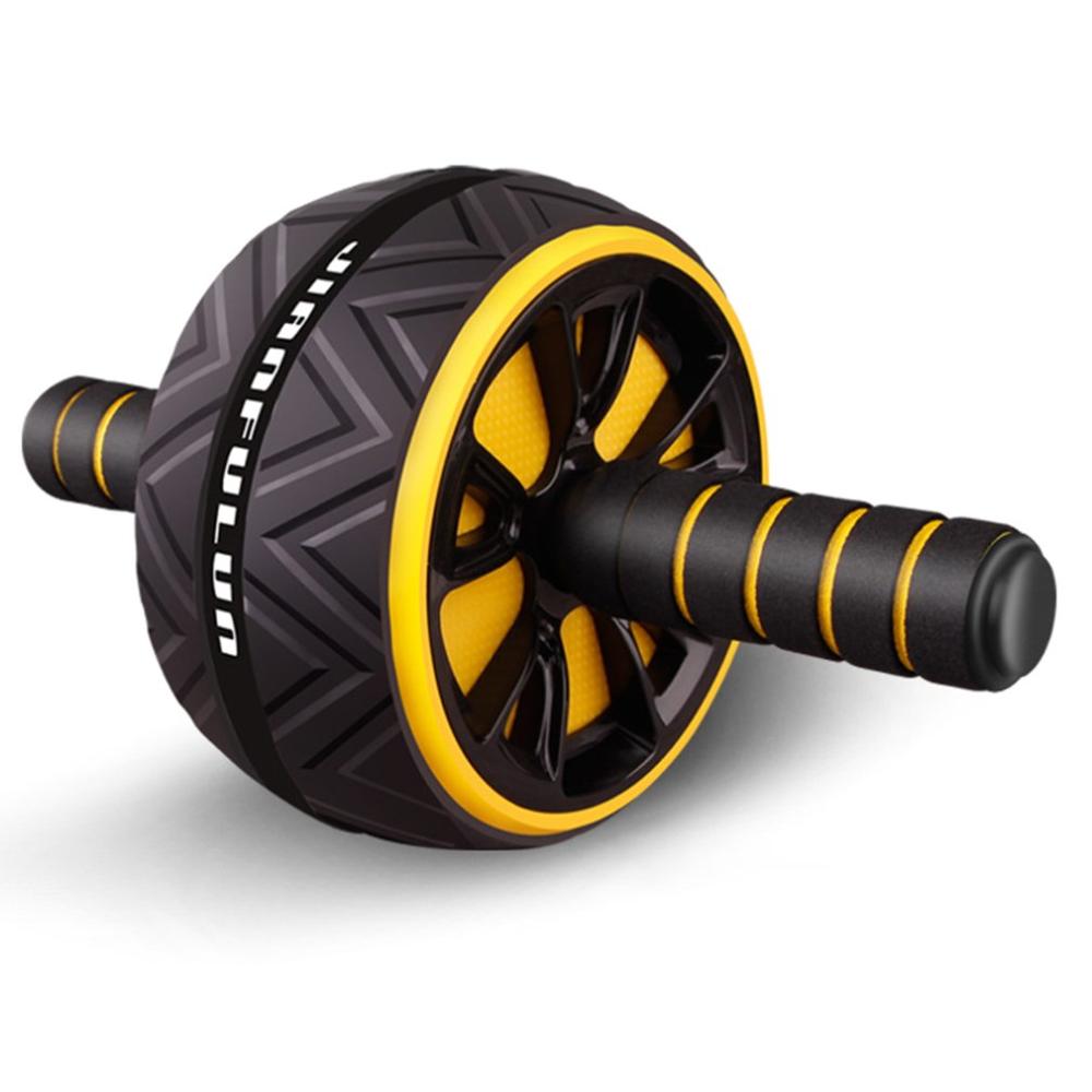 Double-wheeled Updated AB Abdominal Press Wheel Rollers Crossfit Gym Exercise Equipment for Body Building Fitness