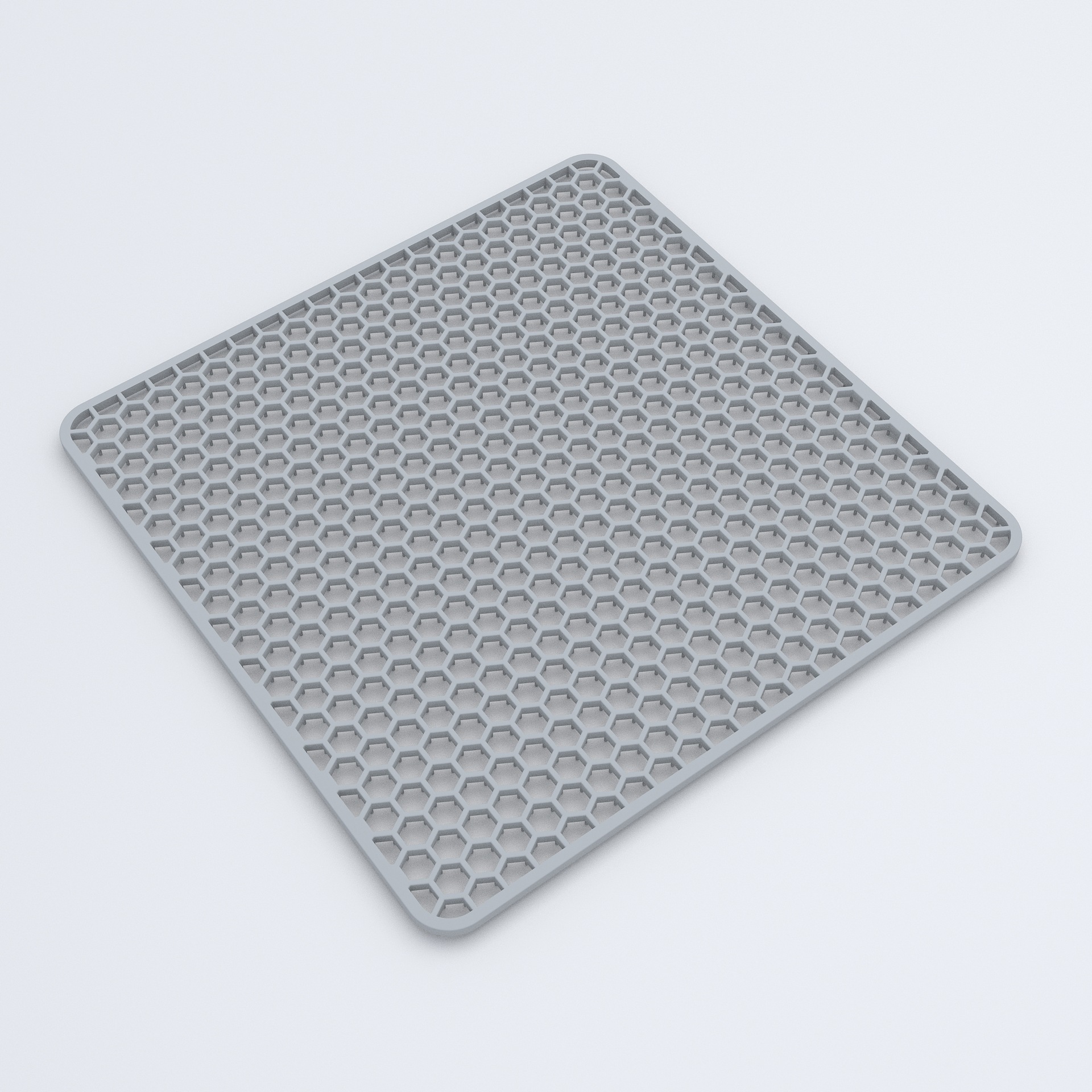 Silikonmatte, Spülbeckenschutz für sterben Unterseite der Küchenspüle, Geschirr und Glaswaren, schnelle Entleerung, Tischsets für sterben Küche, Trockenmatte für Geschirr: 90x40 cm / Licht Grau