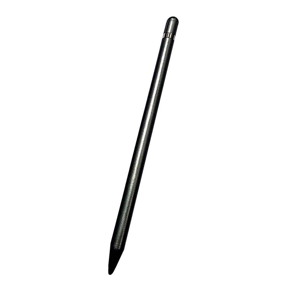 Universele Stylus Zachte Penpunt Schrijven Capacitieve Touchscreen Stylus Telefoons Tablet S Pen Potlood Anti-Vingerafdrukken Smartphone: Grey