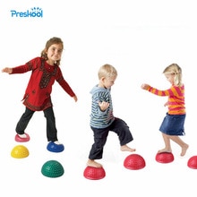 Preskool Kinderen Speelgoed Outdoor Sport Tactiele Massage Bal Opblaasbare Yoga Balancing Halfrond Punt Fitball Brinquedos Juguets