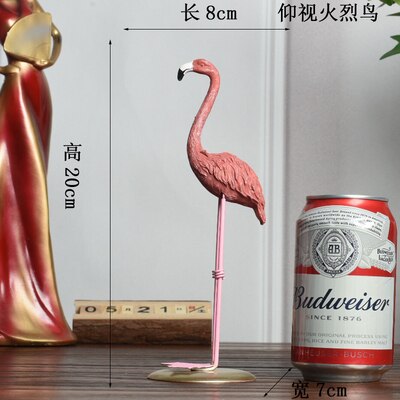 Nuevo creativo flamingo coche decoración interiør pastel decoración de casa modelo de inyección de: -en