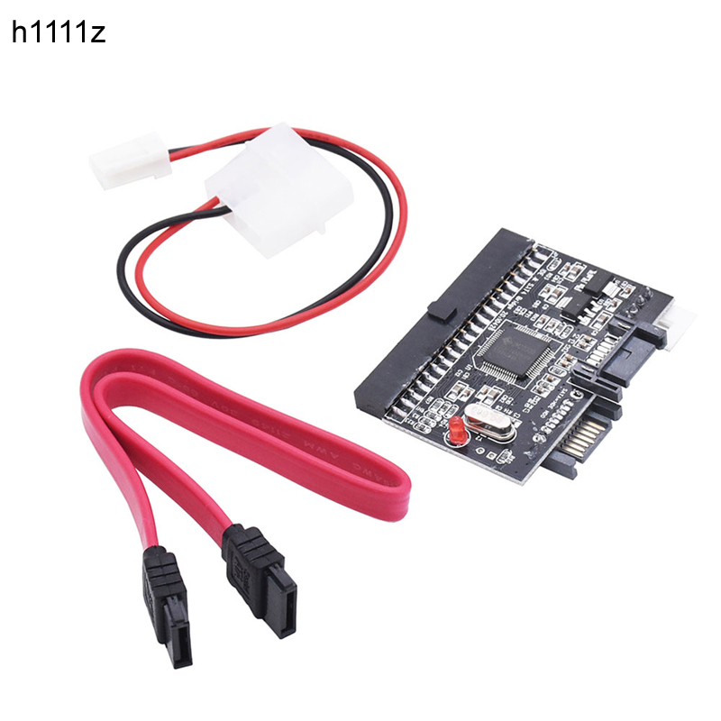 Adaptateur 2 en 1 SATA vers IDE, convertisseur IDE vers SATA, 40 broches, 2.5 pouces, pilote de disque dur, prise en charge pour ATA, HDD, CD, DVD, carte adaptateur Riser