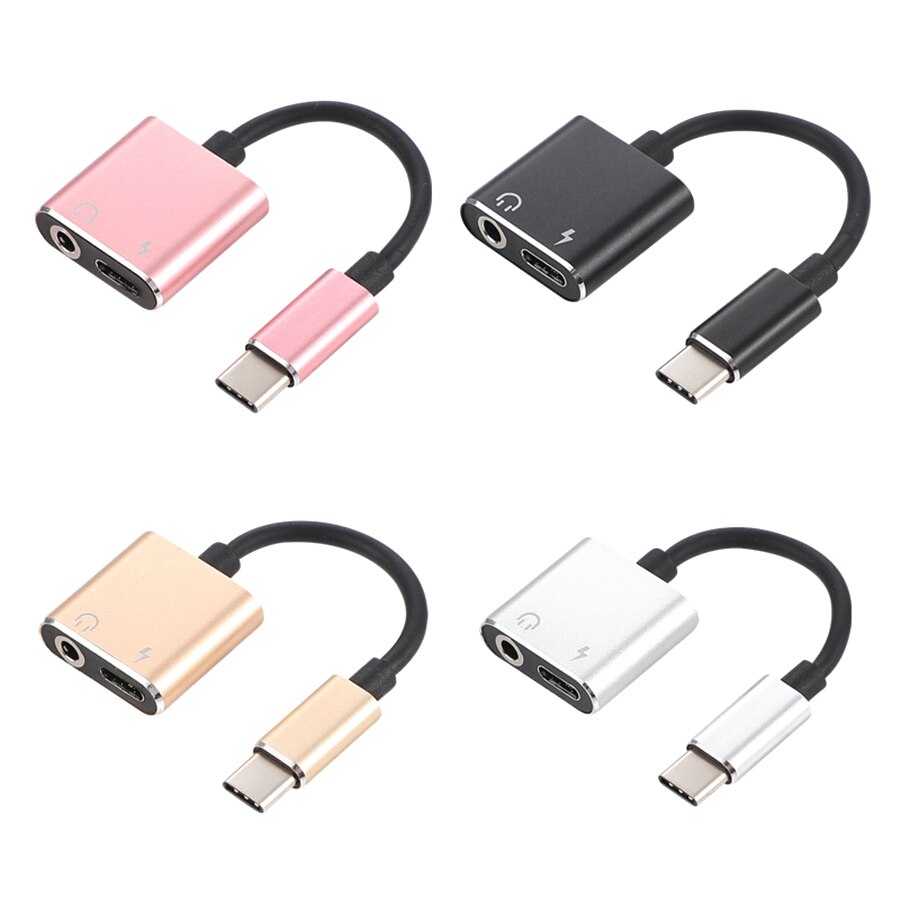SUOZUN type c 3.5mm aux adapter USB C to 3.5mm AUX Headphones Adapter for xiaomi mi 9 8 6 Type-C 3.5 Jack Earphone Audio cable