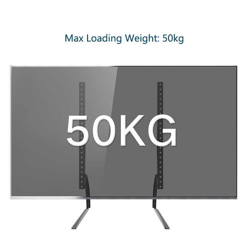 Suporte universal para monitor de mesa e tv, suporte para a maioria 32-65 polegadas, lcd e tela plana tv vesa 600*800mm