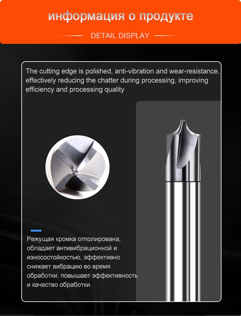 Carbide Radius Corner Rounding Cutter End Mill 12mm CNC Tools R0.5 R1 R2 R3 6 Inner R Mill Cutter Chamfering Router Bit Aluminum