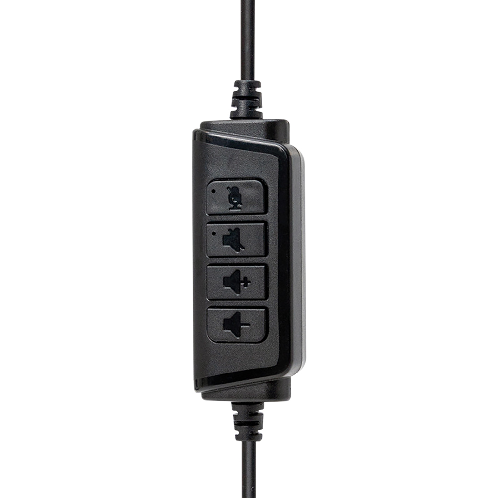 USB-headset met microfoondemper voor pc 3,5 mm zakelijke hoofdtelefoon met draaibare microfoon Ruisonderdrukking voor callcenter